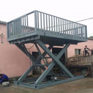 固定式液壓升降裝豬平臺